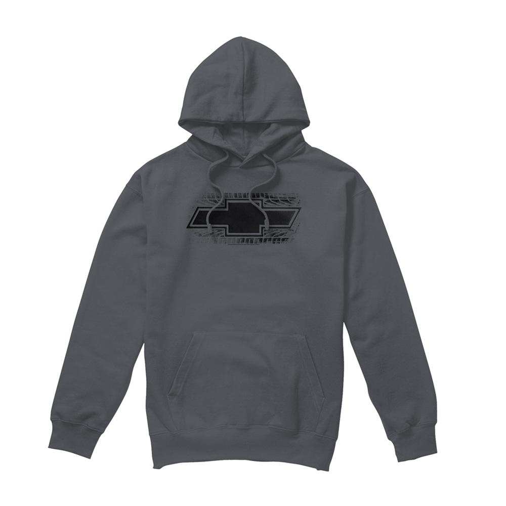 Chevrolet Unisex Adult Bowtie Burnout Hoodie