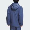 Adidas Fustl Jacket 2 Logo Sports Casual Loose Hooded Jacket Men Jackets Gray Blue IZ1497