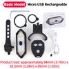 Turn Signal Rear Lamp Rechargable with Remote Control Waterproof E-Scooter Safety Warning Tail Light LED for M365 Pro 2 MI 4