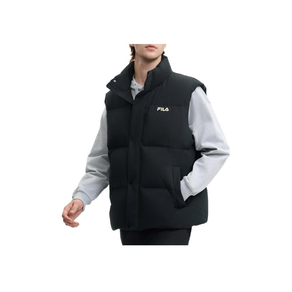 New FILA ORIGINALE Vest Men's Jet Black F51M449903F-BK