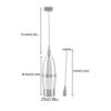 Handheld Electric Milk Frother Coffee Foam Maker with Stainless Steel Spring Whisks Stirrers