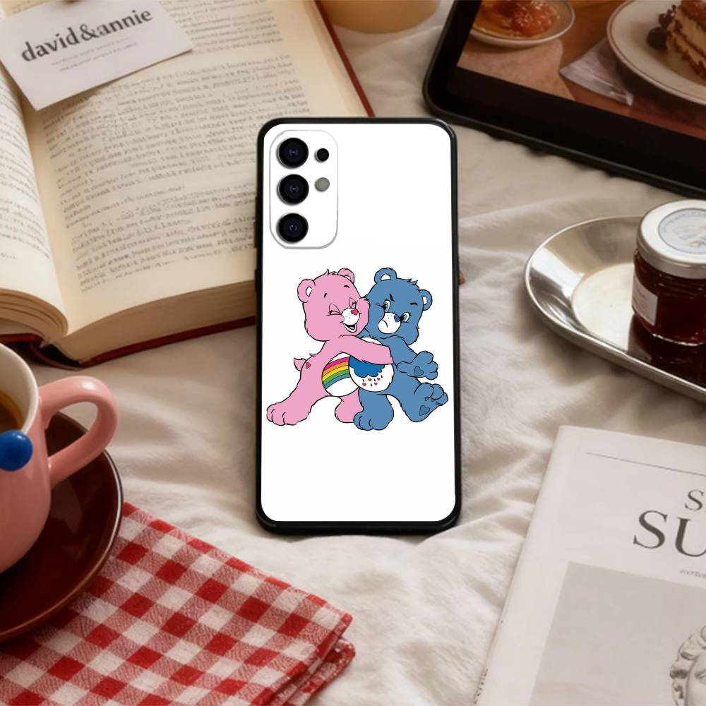 Classic C-Cute C-Care B-Bears Phone Case For Samsung S 25,24,23,22,30,21,10,9,Ultra,Plus,Lite,FE,4,5 G Soft Black Case