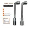 Elbow Hardware Tools 7-shaped Socket Wrench Durable Perforated Wrench