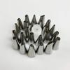 26 PCS/Set  Silicone Pastry Bag Tips Kitchen DIY Icing Piping Cream Reusable Pastry Bags +24 Nozzle Set Cake Decorating Tools