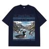 Heißer Rivalität Dummer Kanadischer Wolf Vogel Lustiges Meme T-Shirt Herren Damen Harajuku T-Shirts Kurzarm Locker Freizeit T-Shirts Oberteile
