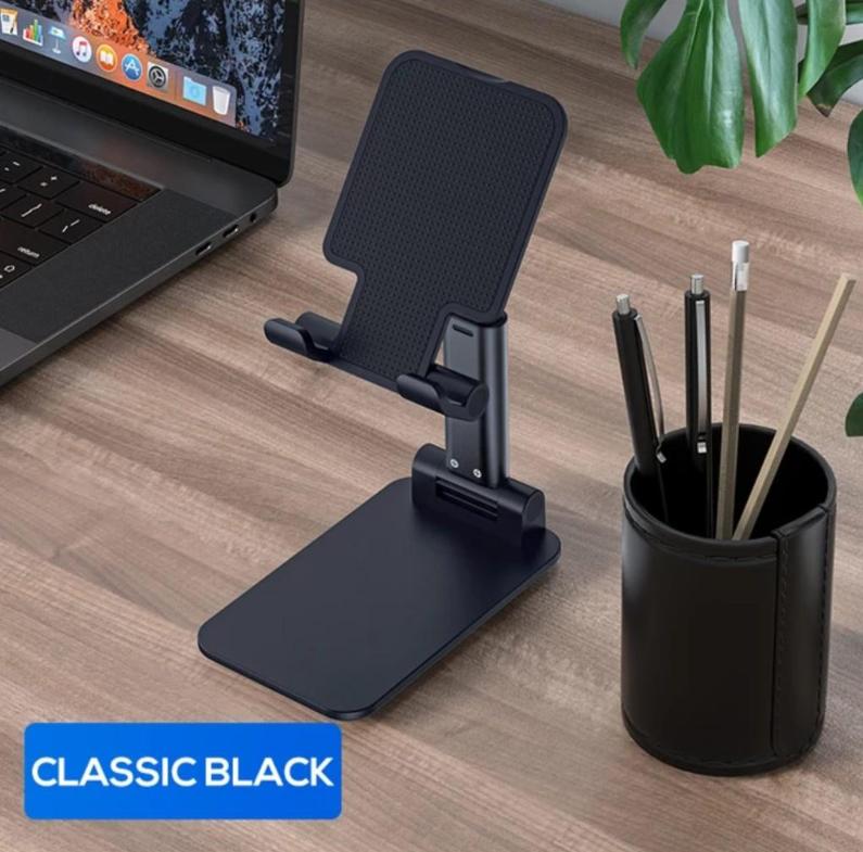 Desktop Mobile Phone Holder Stand for IPhone IPad, Adjustable Tablet Foldable Table Cell Phone Desk Stand Holder, 1 Piece