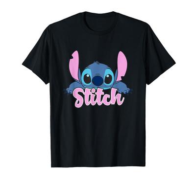 Disney Lilo Stitch Cute Happy Stitch Big Bust Portrait & T-Shirt