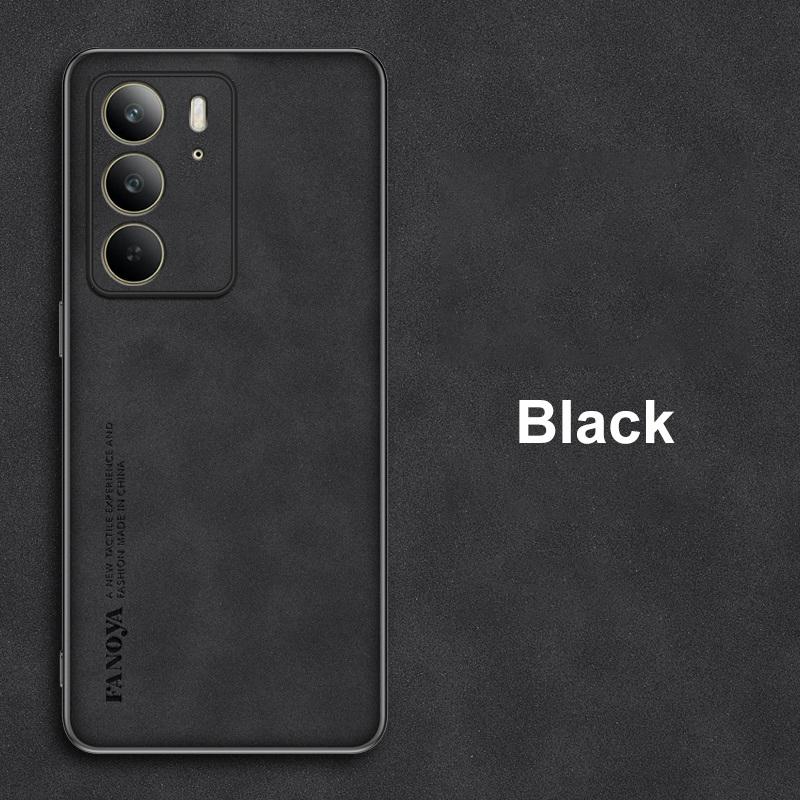 For Realme C75 Case Luxury PU Leather Phone Case For Realme C75 RealmeC75 Back Cover Matte Silicone Shockproof Full Protection