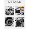 1/24 Scale Diecast Mercedes-Benz G550 4X4 Modified Version Off-road Car Sound and Light Pull Back Children's Toys Collection Gift Box