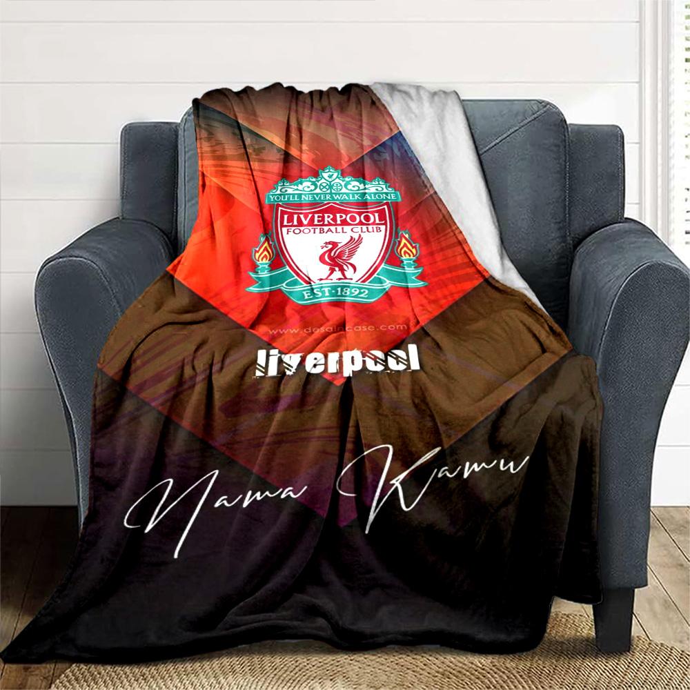 Liverpool Blanket Soft Warm Cozy Perfect for Office Couch Chair for All Seasons Digital Print Ideal Gift for Friends Family Couples Picnic