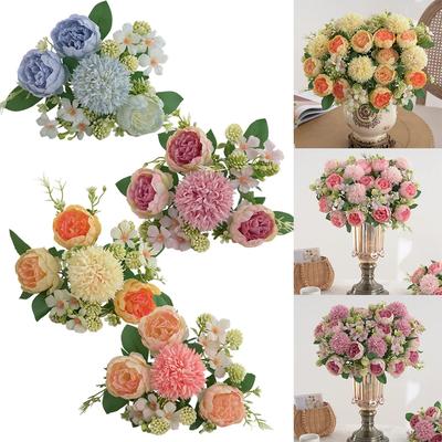 Decoração de casa – Flores e coroas artificiais