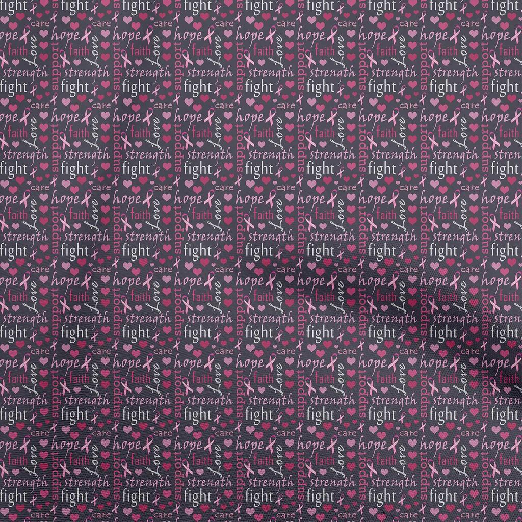 oneOone Cotton Flex Dark Magenta Fabric Text Fabric For Sewing Printed Craft Fabric By The Yard 40 Inch
