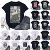 Women's Casual Short Sleeve T-Shirt Crew Neck Letter Print Top Comfortable Fit Soft Fabric Suitable for Everyday Wear