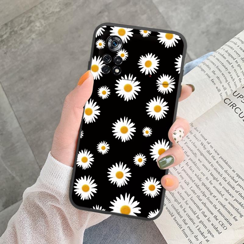 For Poco X4 Pro 5G M4Pro Cover Funda Vintage Flower Leave Protective Cover TPU Capa For Xiaomi Poco X4 Pocox4 X 4 M4 Pro Coque