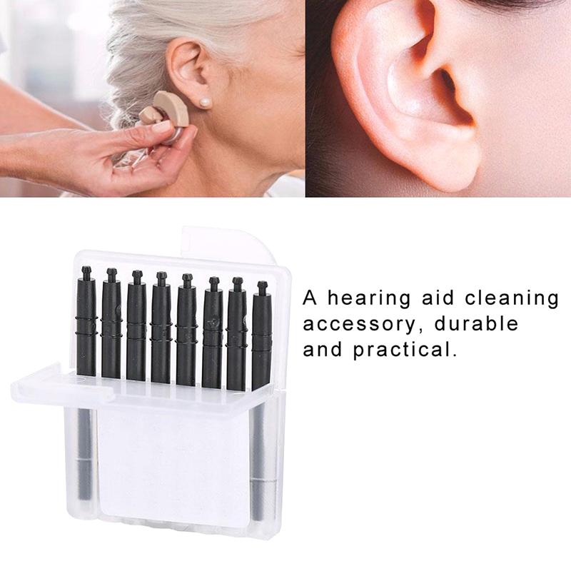 8Pcs / Box Hearing Aid Wax Guards Dustproof Earwax Guard Filters Dustproof Earwax Guard Hearing Aids Accessory For Elderly