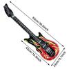 Kids Inflatable Guitar Toy, Flame Design, Musical Instrument Toy