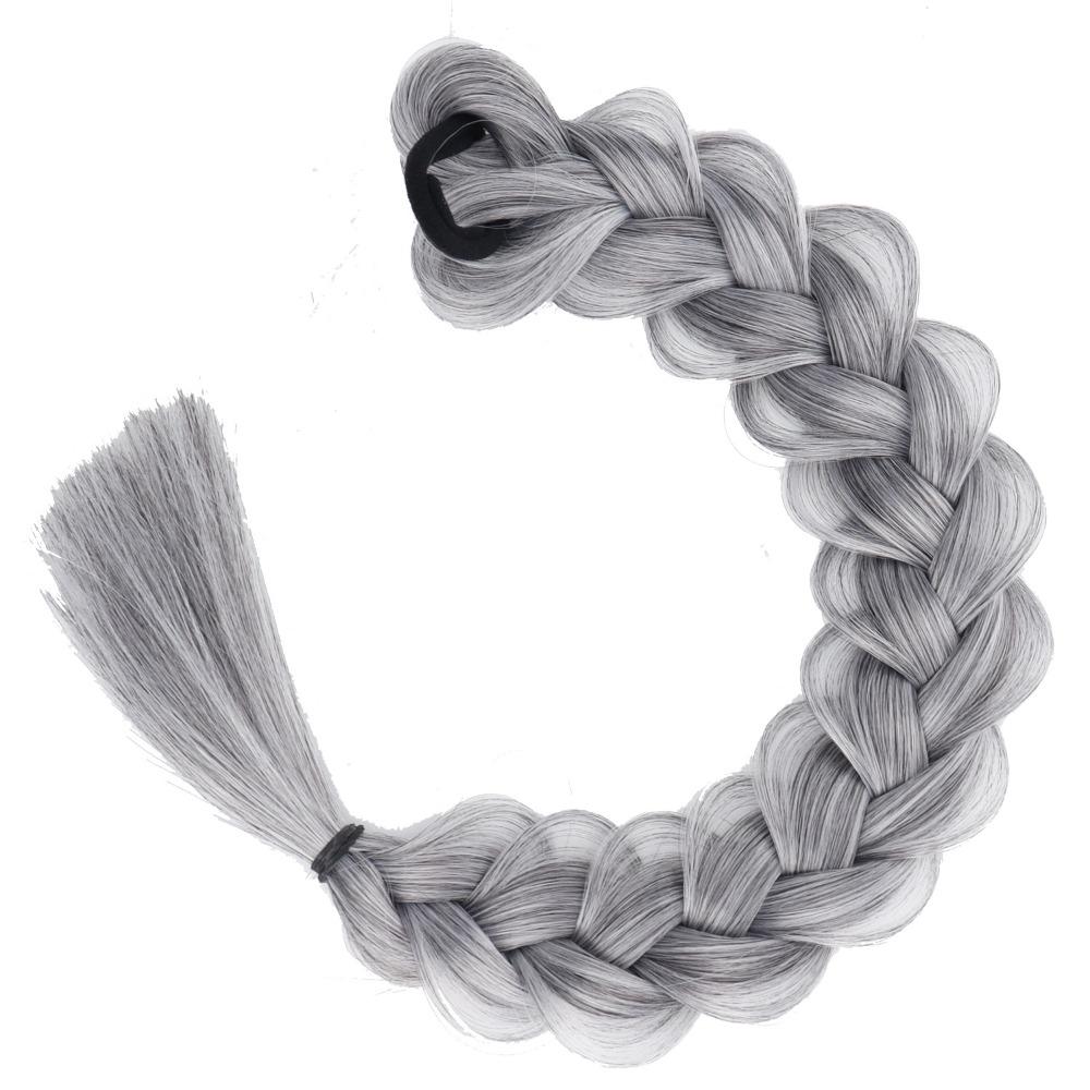Elastic Band Handmade Braids Pony Tails Hair Band Twist Braid Hairpiece  Daily Use