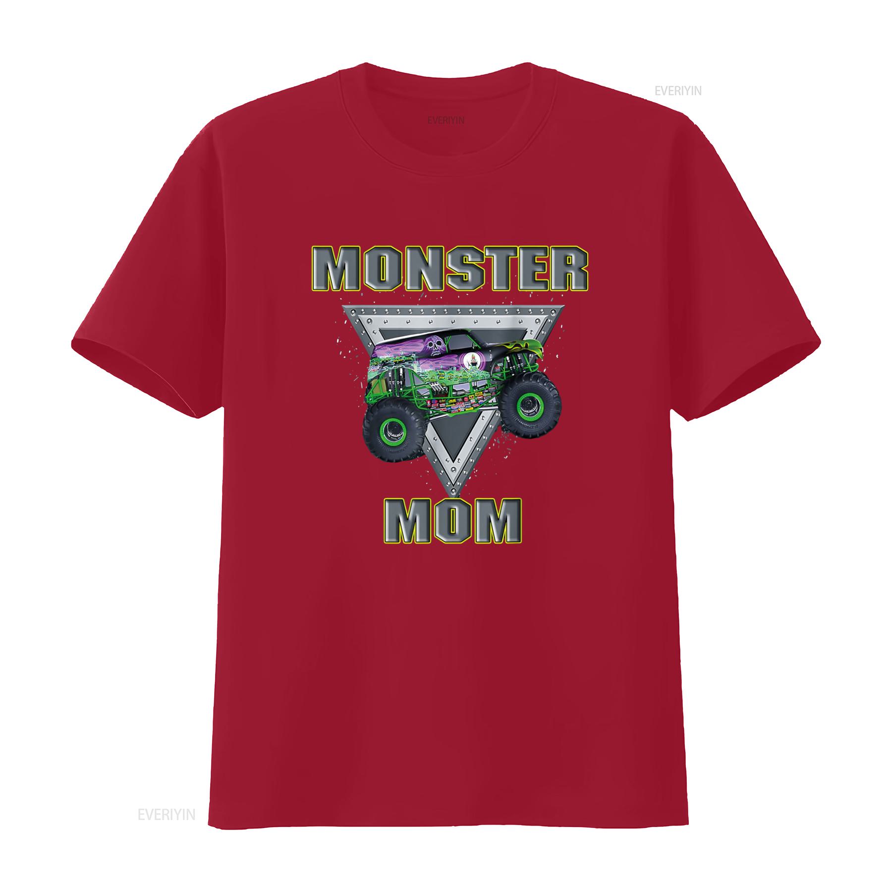 Monster Truck MOM Are My Jam Lovers T Shirt vintage Washed Slightly fashion homme streetwear Soft designer clothes S