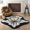 Style Flower Special-shaped Sofa Carpet Living Room Water-absorbent Non-slip Coffee Table Blanket Home Easy Care