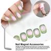 Magnet for Nails Y-Shaped Kitten Eye Nail Magnet Home Salon Studio Manicure Gears Fingernails Polish Art Solution for Beginners