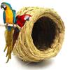 Neues Handgefertigtes Stroh Natur Vogelnest/Tauben Vogelhaus Papageiennest Warmes Haustier Schlafzimmer Hof Vogelkäfige Schmuck