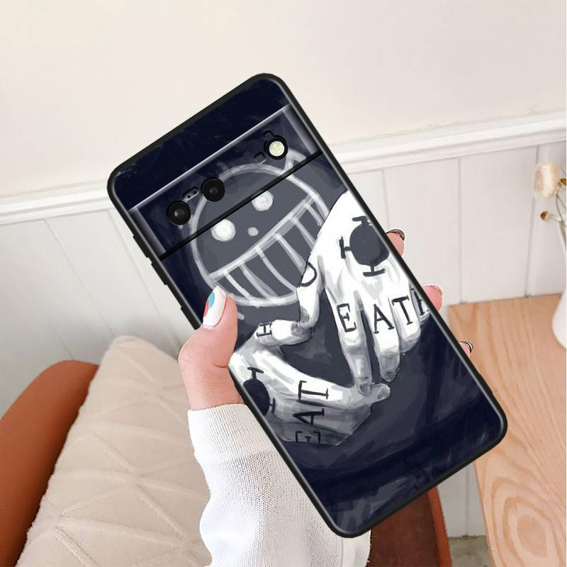 

Противоударный чехол O-ne P-iece Luffy Art для Google Pixel 8 7A 6A 5A 5 4 4A XL Pro 5G, черный чехол для телефона, мягкий чехол Fundas Capa Google Pixel 4