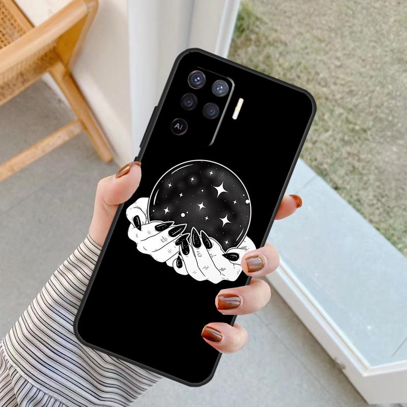 

Halloween Magic Crystal Ball Case For Oppo A18 A78 A98 A38 A58 A60 A80 A40 A96 A76 A16 A94 A74 A54 A15 A17 A57 A77 A5 Pro OPPO A60 5G