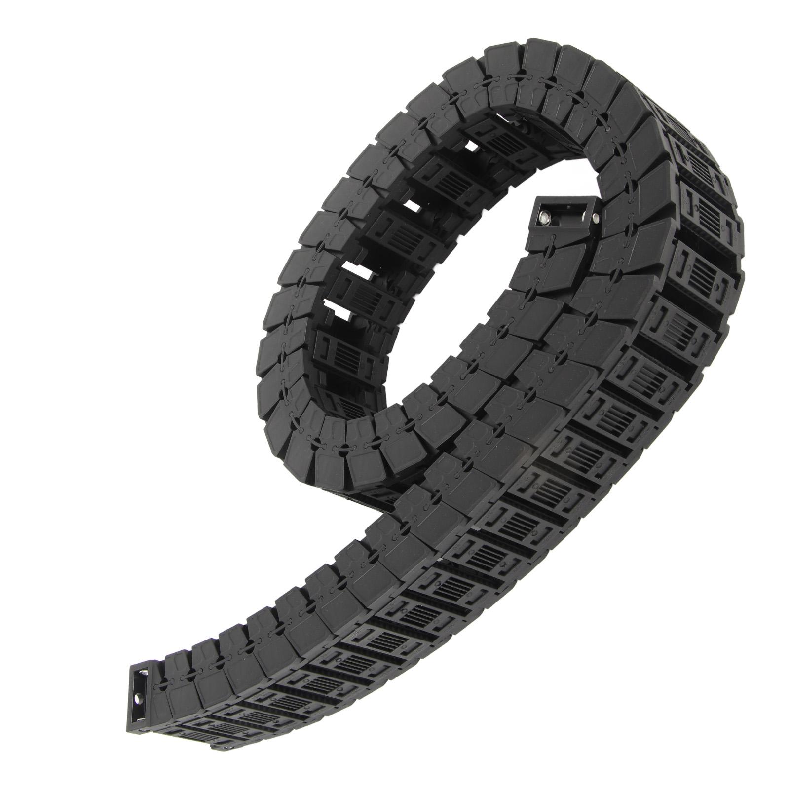 Lanț de ghidare cablu Seria Silențioasă Ansamblu Demontabil Suport Sârmă Nailon Pod Cablu de Remorcare S25x50 1M