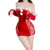 Sex Underwear Sexy Tube Top Plush Christmas Dress Flirting Cosplay Pure Desire Buttocks Short Skirt Sex Dress