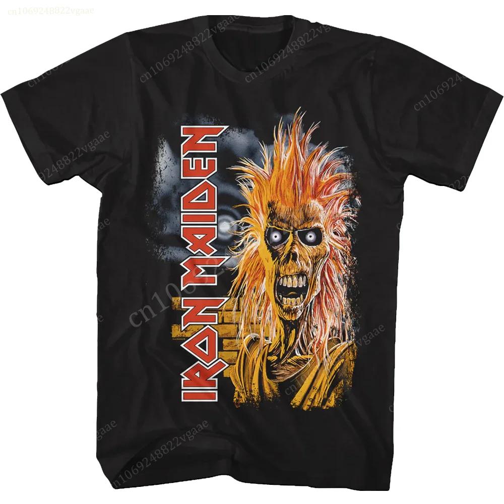 2024 Iron Maidens T Shirt Men Women Band Vintage Summer Adult Cotton Kids Polyester Tee Shirt Hip Hop Tops Heavy Metal
