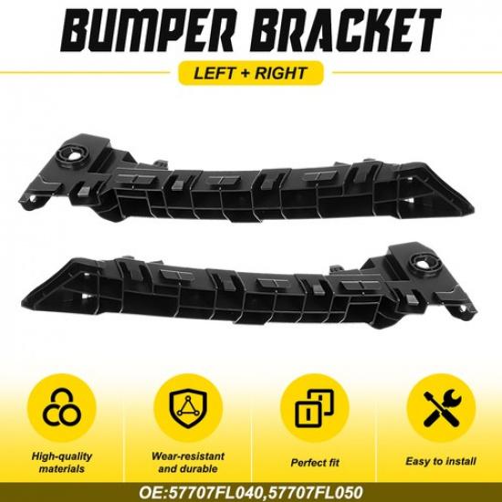 2x Front Bumper Bracket For 2018- Subaru Crosstrek Driver Passenger Side EOA