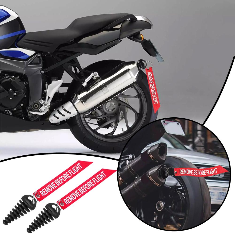 Neuer Auspuffrohrstopper Ausblasschalldämpferstopfen Auspuff Offroad Silikonwäsche Motorradschlüssel H8R0