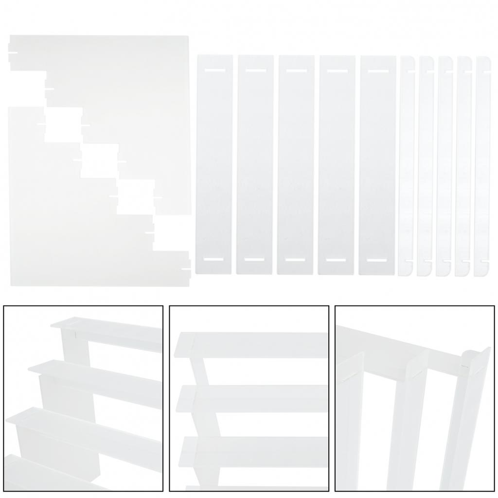 Acrylic Display Stands Displaying Transparent Ladder