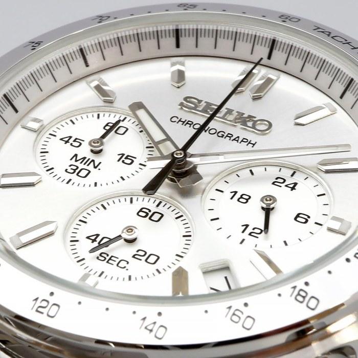 Seiko Chronograph Quartz Watch Men's SBTR009 Silver