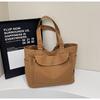 New Large-capacity Canvas Bag Women's Simple Versatile Tote Bag Literary Cloth Bag Commuter Shoulder Bag