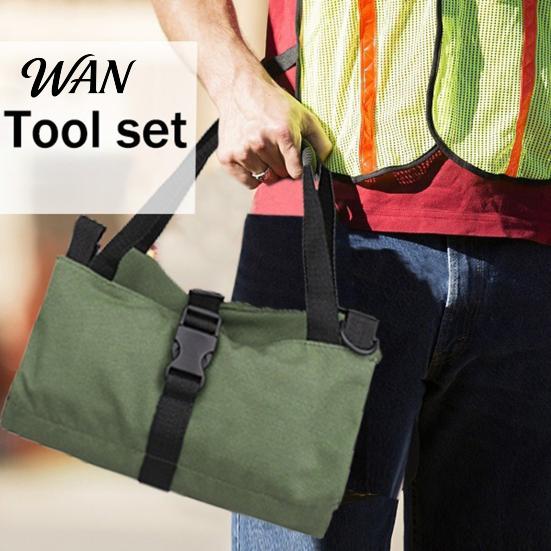 Heavy-duty Tool Pouch Oxford Cloth Organizer Bag for Car Multi-Function Portable Storage with 5 Zippers Back Seat Hanging Auto Repair Zipper Partition