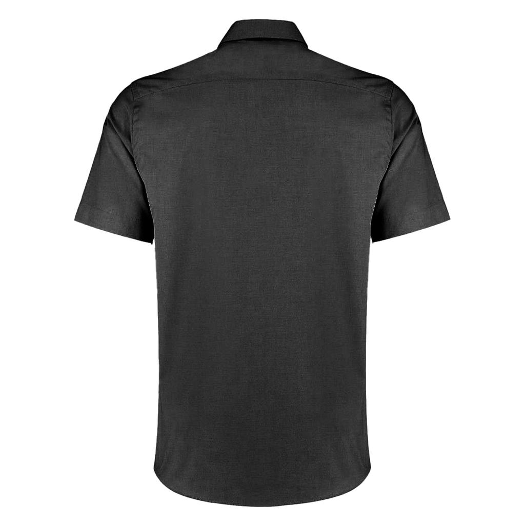 Kustom Kit Mens Short Sleeve Tailored Fit Premium Oxford Shirt