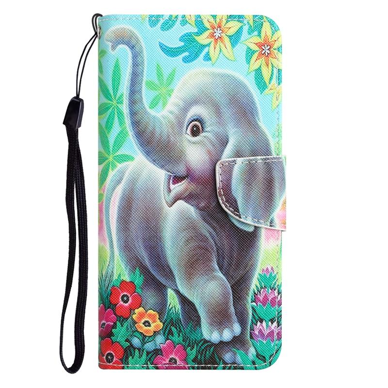 Custodia a libro con stampa in pelle per telefono flip Samsung Galaxy A53 A13 A33 A73 A52 A12 A22 A32 A42 A72 A52S 5G Custodia Portafoglio Copertina a Libro Coque