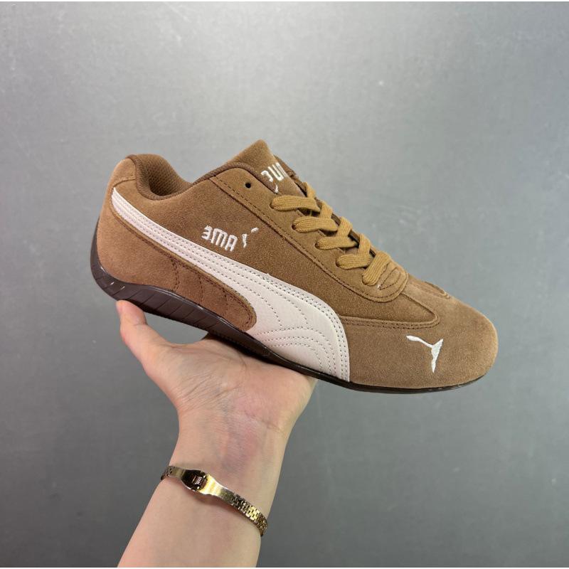 

Putian casual sports shoes PM racing shoes Rose Park Caiying men and women couples low-top versatile trend casual board shoes 44 верблюд