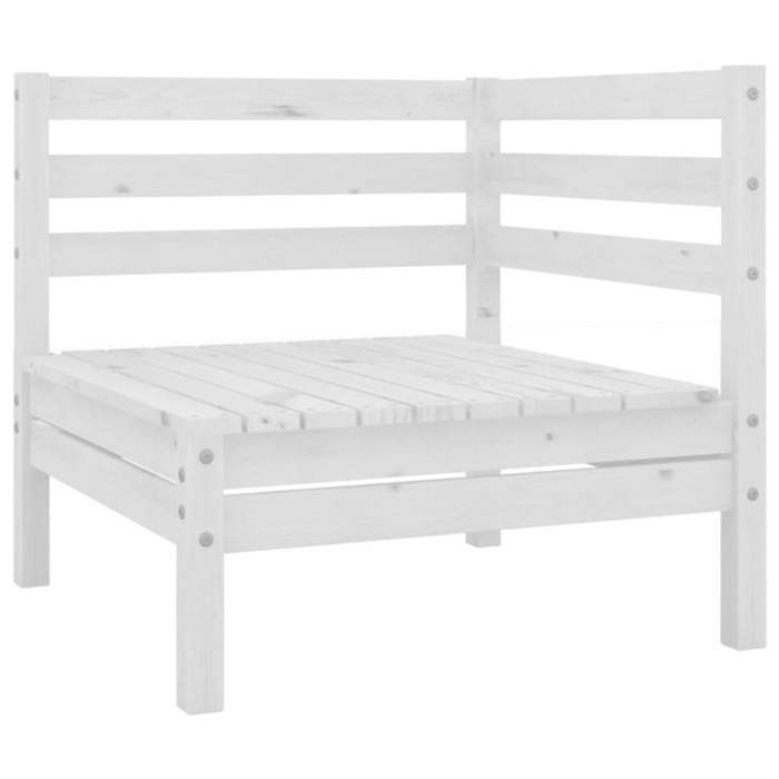 VidaXL Bois de Pin Solide Canapé à 2 Places de Jardin Canapé de Terrasse Canapé d'Extérieur Meuble de Patio Meuble 3082388