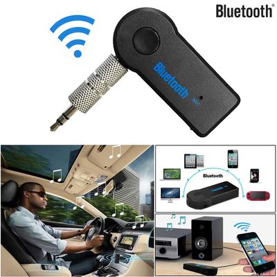 Wireless Bluetooth 3.5mm AUX Audio Stereo Music Home Car Receiver Adapter Mic
