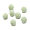 10pcs 17mm Plush Fur Covered Ball Beads Charms Pompom Beads Pendant for DIY Earring Bag Keychain Pendant Jewelry Making Supplies