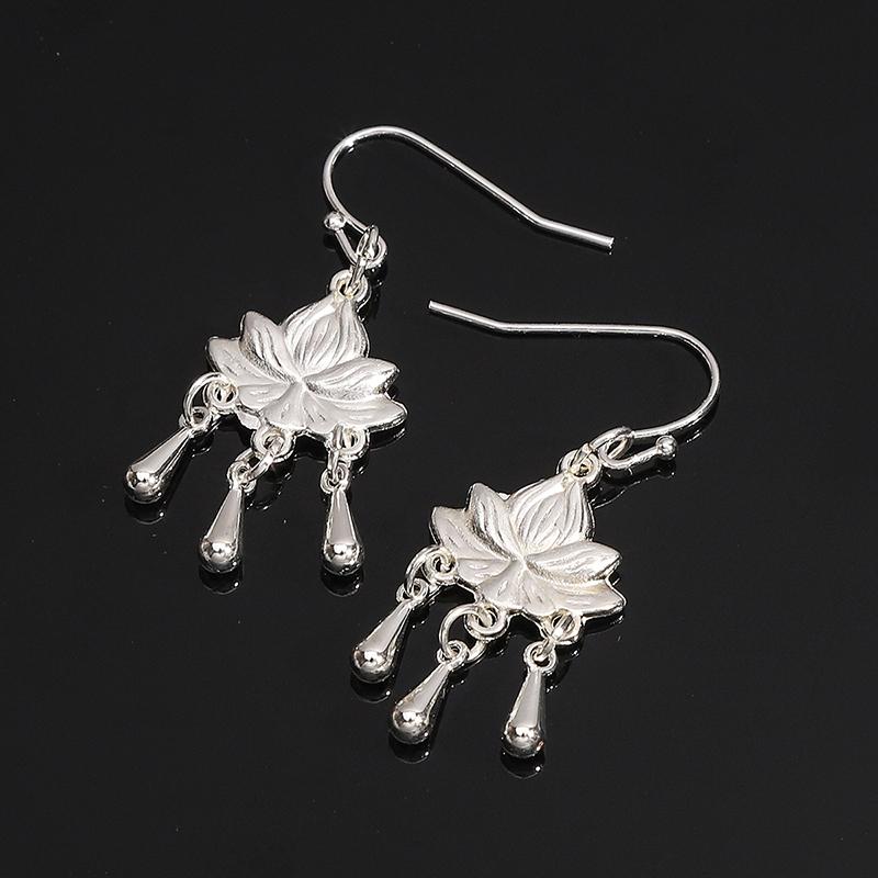 Silver Butterfly Accessories Alloy Butterfly Flower Half Bracelet Diy Accessories Chinese Style DIY Bracelet Bracelet Jewelry