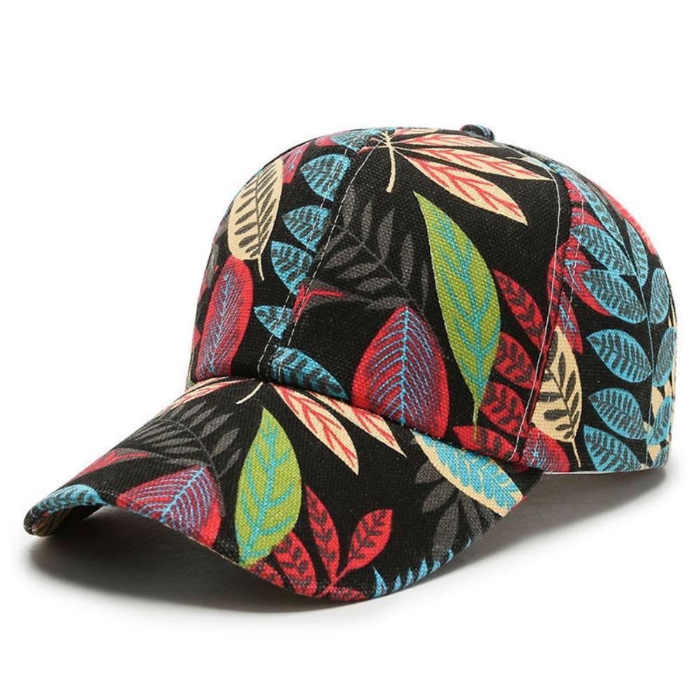 

Fashion Korean Style Baseball Cap Maple Leaf Print Sun Protection Oversized Hat Casual Trendy Sun Hat For Men Women