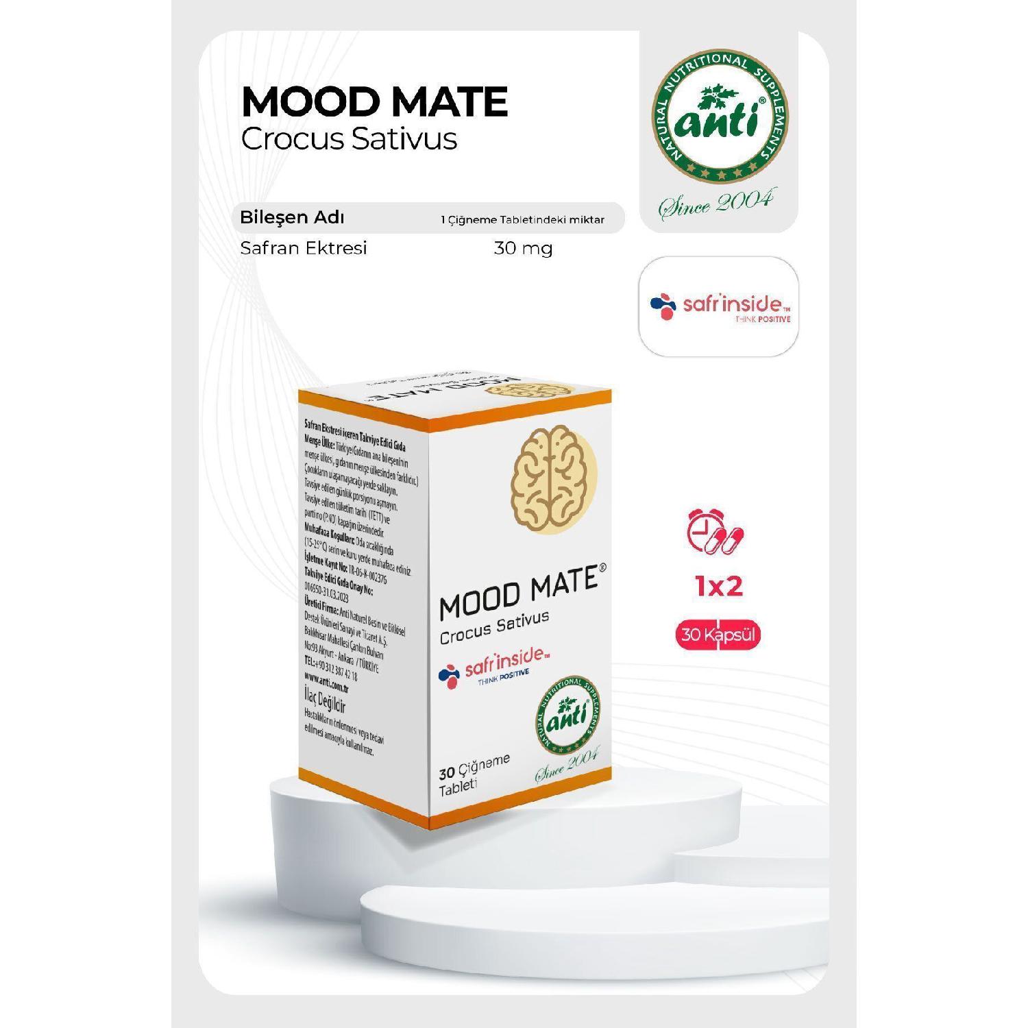 

Mood Mate Saffron Extract Tablet