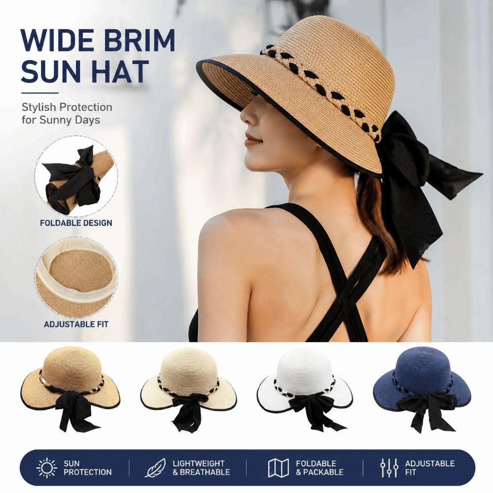 Wide Brim Sun Hat Multicolor Face Covering Cap Portable Sun Visor Hat  Beach Trip