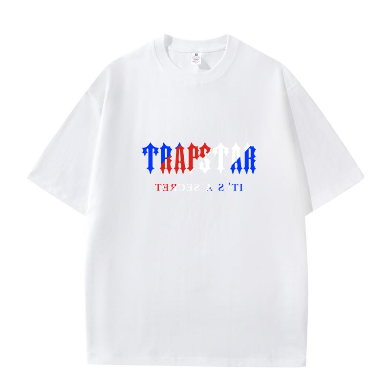 

D06 Trapstar London 2026 Літня Нова Високоякісна Бавовняна Круглий Виріз Вільна Великий Розмір Жіноча Футболка 2XL