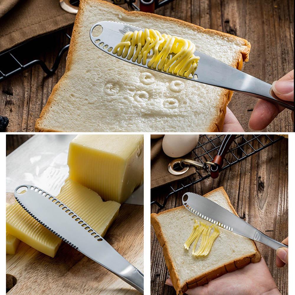 Multifunction Stainless Steel Butter Cutter Cheese Jam Spreaders Cream Cutter Utensil Dessert Toast