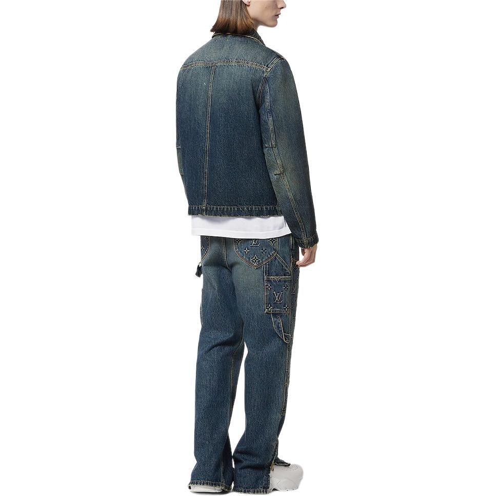 Louis Vuitton Denim Jacket Men's Ink Blue 1ABJ75