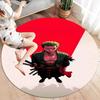 One Piece Roronoa Zoro Round Area Rug Carpet Rug For Living Room Bedroom Sofa Playroom Decor Nonslip Floor Mat